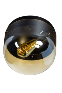 ETH Expo Trading plafondlamp Dopp amber glas